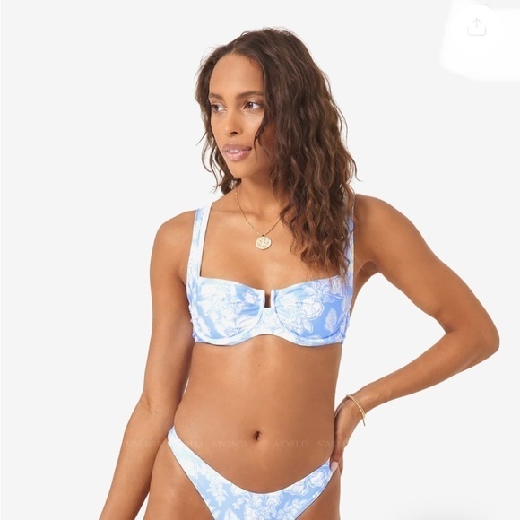 l*space Other - L SPACE CAMELLIA-CABANA BIKINI TOP